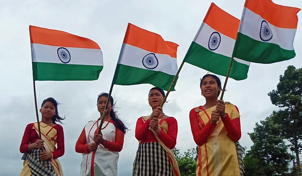 flag hoisting time on 15 august 2023
